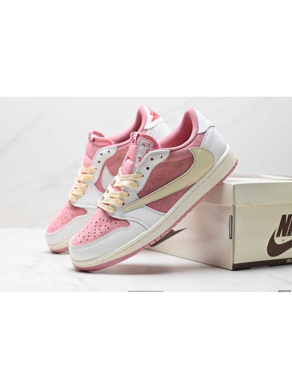 New Travis Scott AJ1 Low OG Pink Shy DM7866-600